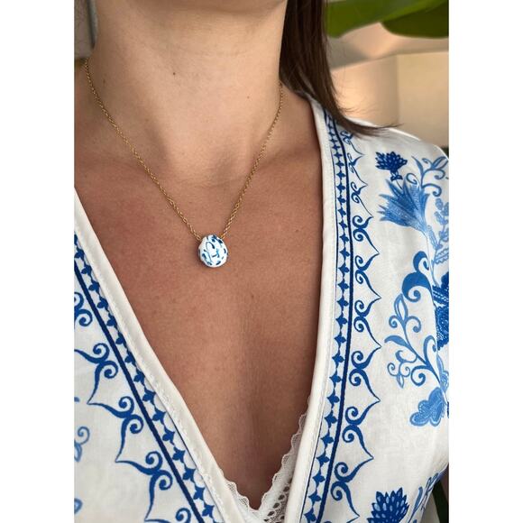 RETAIL $30 Kinsley Armelle Capri Collection Blú Necklace - Picture 2 of 2